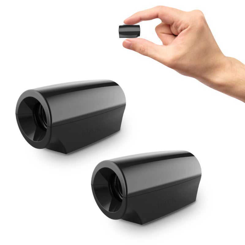 Elook Deer Warning Whistles Device for Car, Save Deer Whistle with Upgraded Acrylic Double-Sided Tape, Mini Size, 2 Pack (Patent Registered) - Image 1